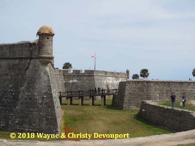 Outside the Castillo