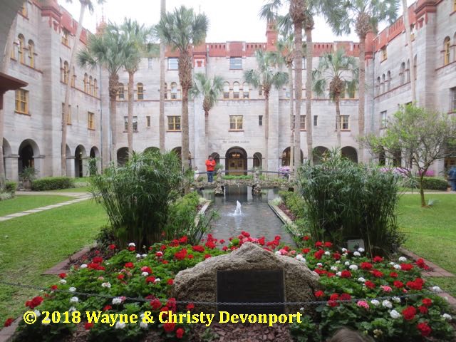 Courtyard of Lightner Museum