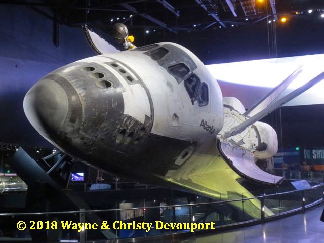 The shuttle Atlantis