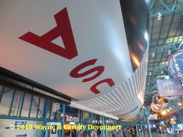Trying to show the length of the Saturn V rocket