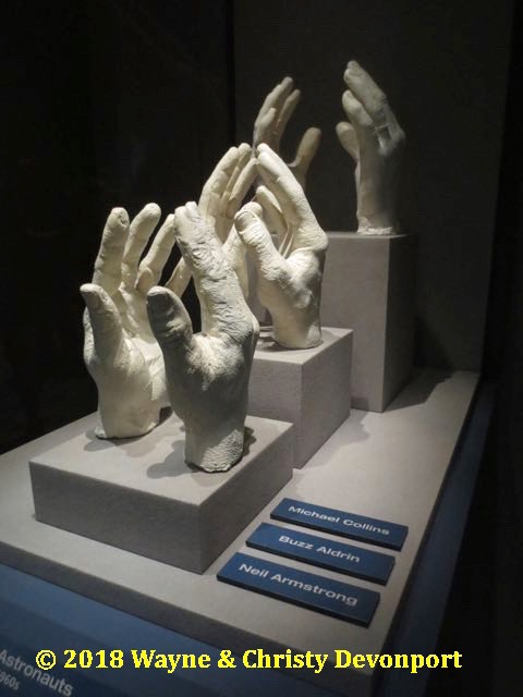 Astronaut hand molds (for glove fitting)