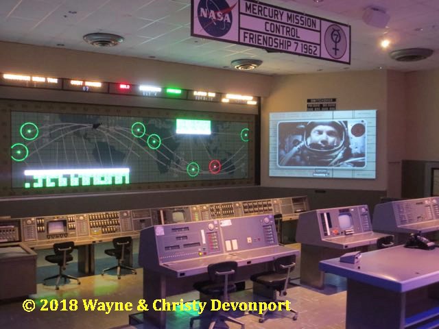 Mercury mission control room